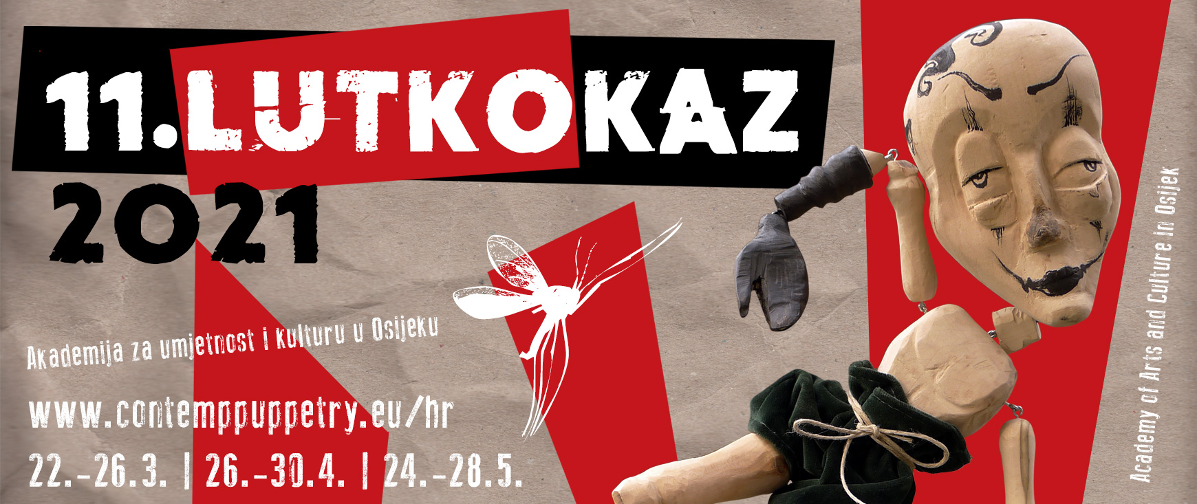 Lutkokaz 2021 - web banner, autorica: Saša Došen